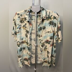 Batik Bay Tropical Print Men's Shirt XXL‎